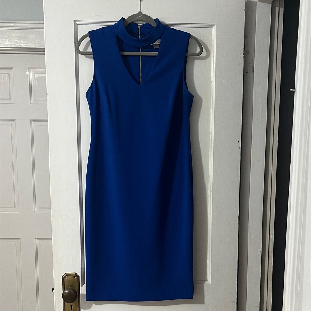Calvin Klein Royal Blue Midi Dress